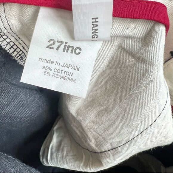 Chimala Chimalayan Japan Selvedge Denim Black Gray Low Rise Skinny Rocker 27 - Picture 8 of 8